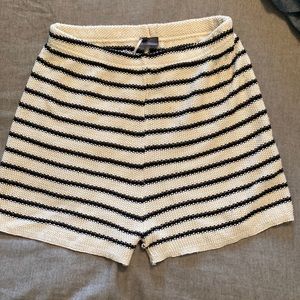 Urban outfitters knit striped shorts